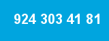 924 303 41 81